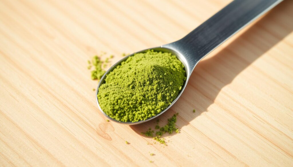 Barley grass powder dosage measuring spoon