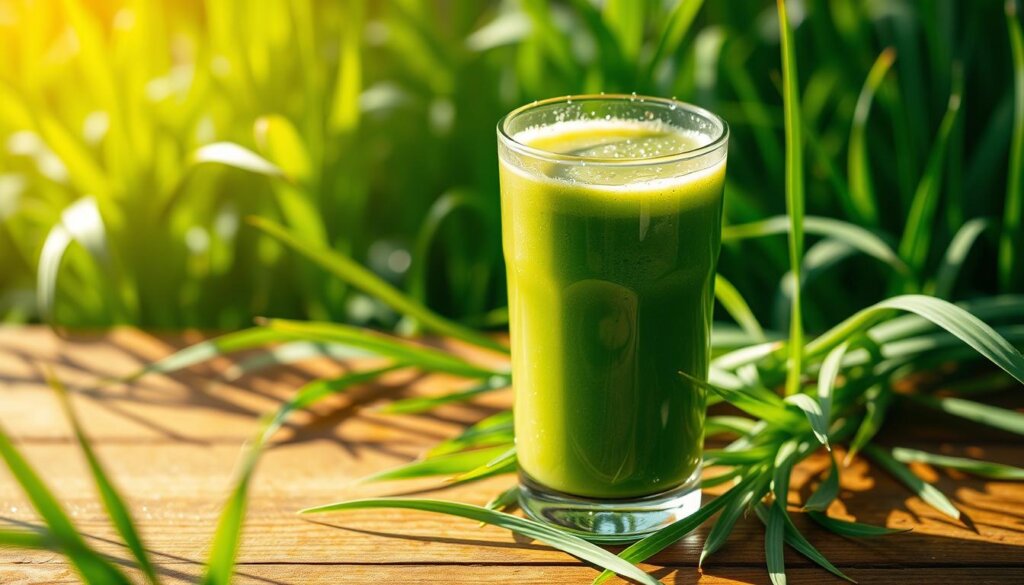 fresh barley grass juice