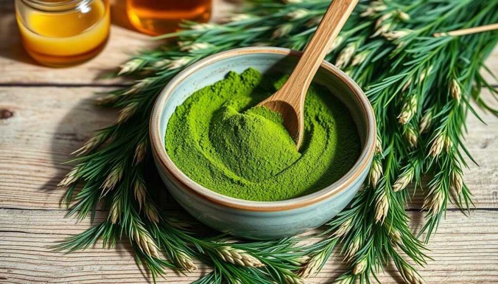 organic barley green powder