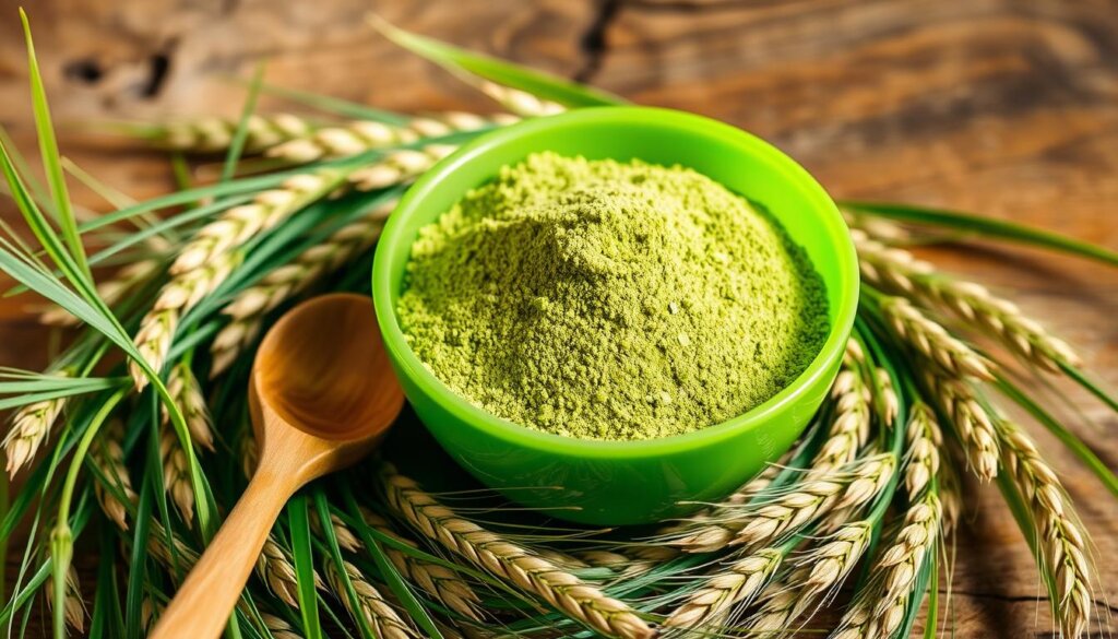 organic barley green powder