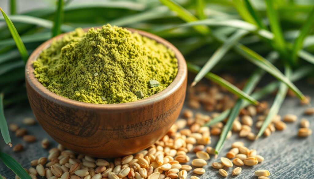 barley grass powder supplement for healthy gut