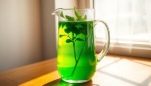 Chlorophyll water for digestion