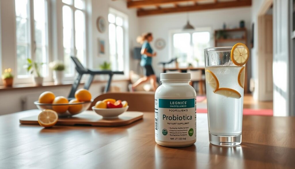 daily routine with probiotics