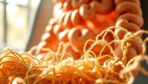What happens to stool with too much fiber?