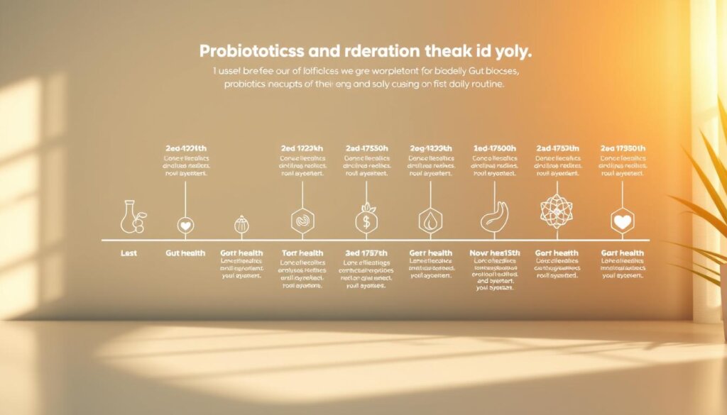 probiotics timeline results