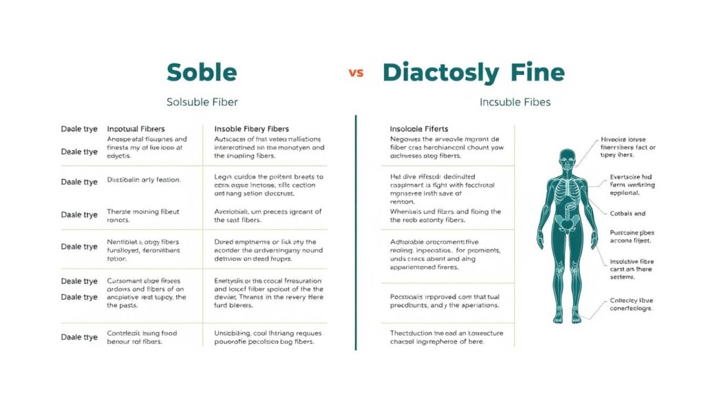 soluble vs insoluble fiber chart