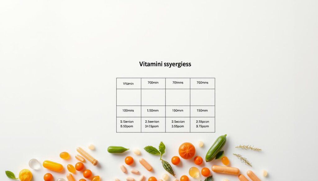 vitamin synergies chart