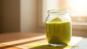 Barley grass powder for skin health