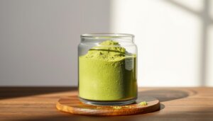 Barley grass powder supplement