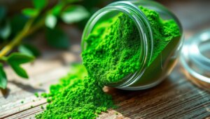 Barley green powder for detox