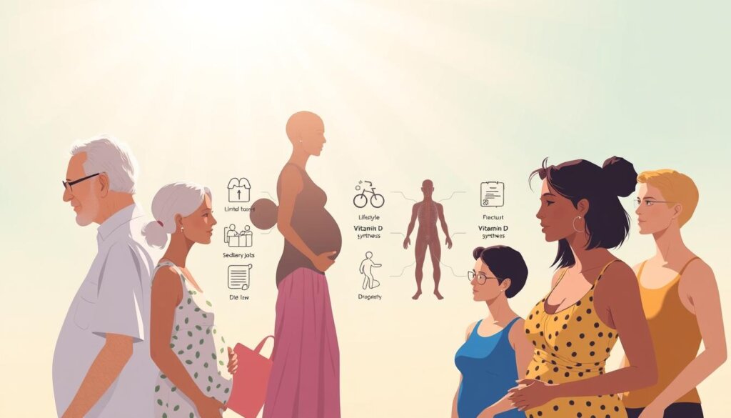 Vitamin D deficiency risk factors