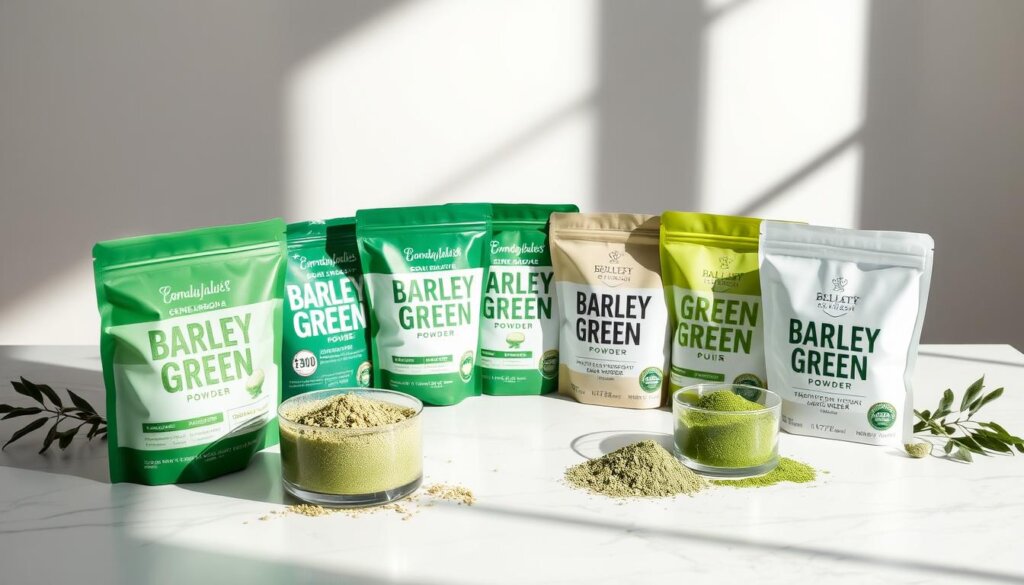 barley green powder product comparison