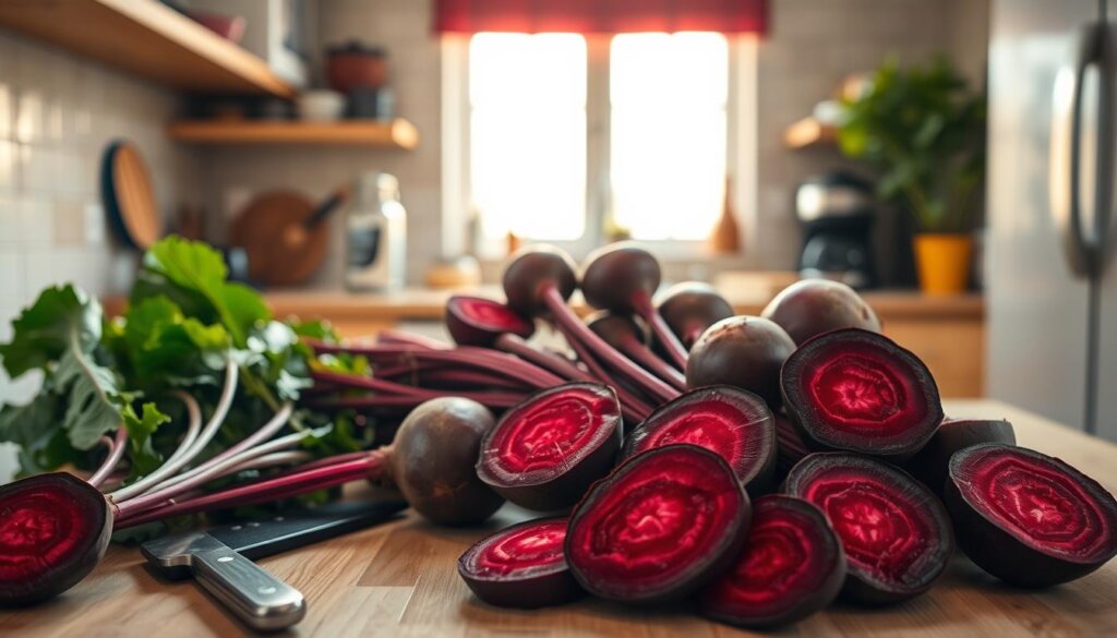preparing quality beetroots for juicing