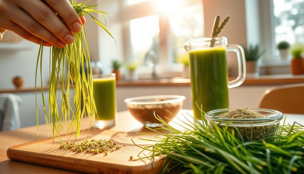 Barley grass routine incorporation