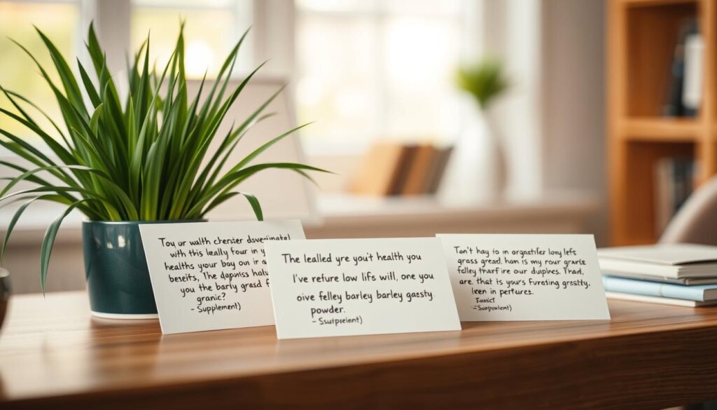 Customer testimonials health benefits