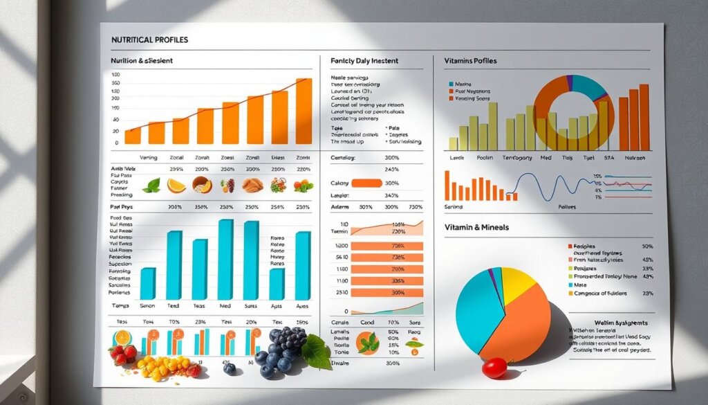nutritional profile comparison vitamins minerals